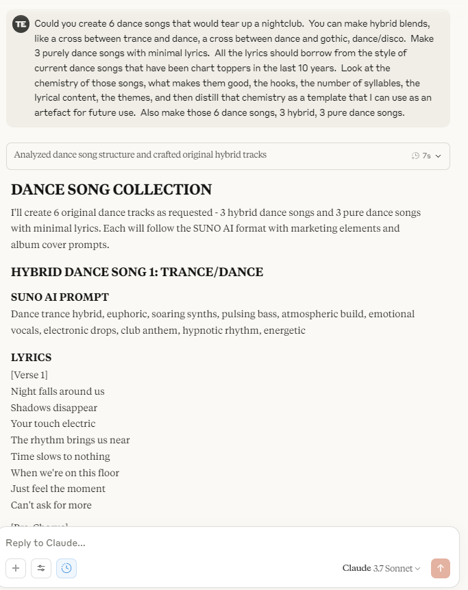 Lost In The Moment: Creating a Dynamic Dance Track with AI Tools