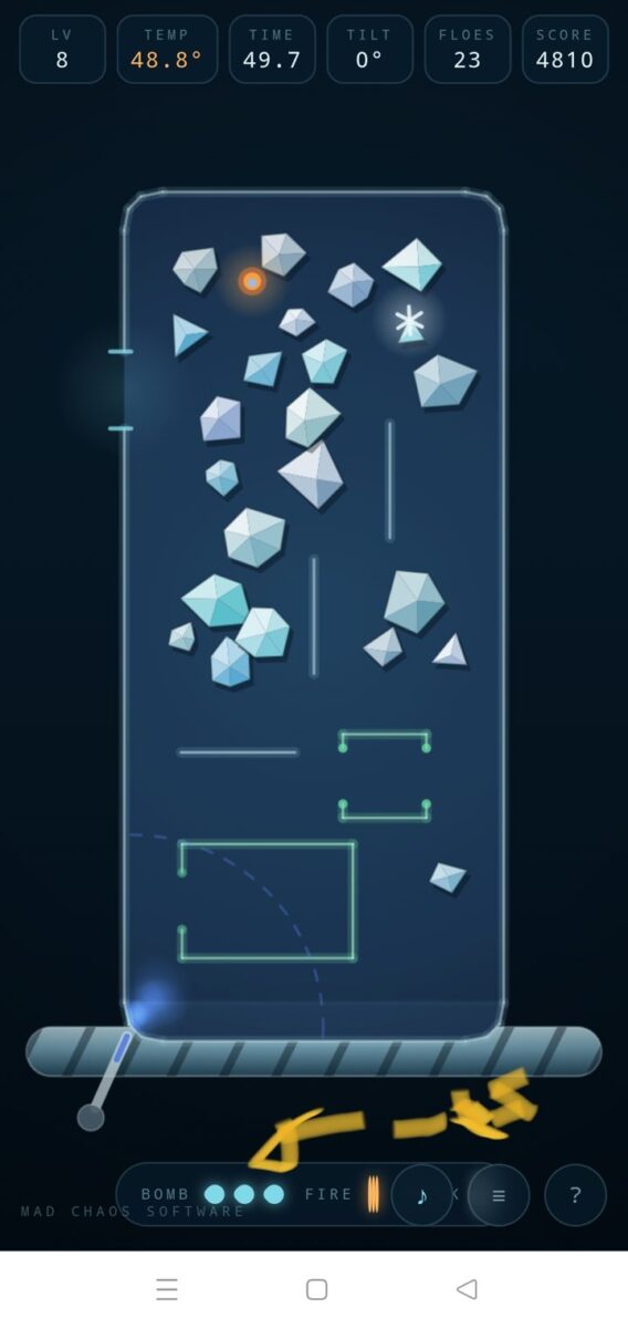 Polymatrix screenshot: first apk build level 8