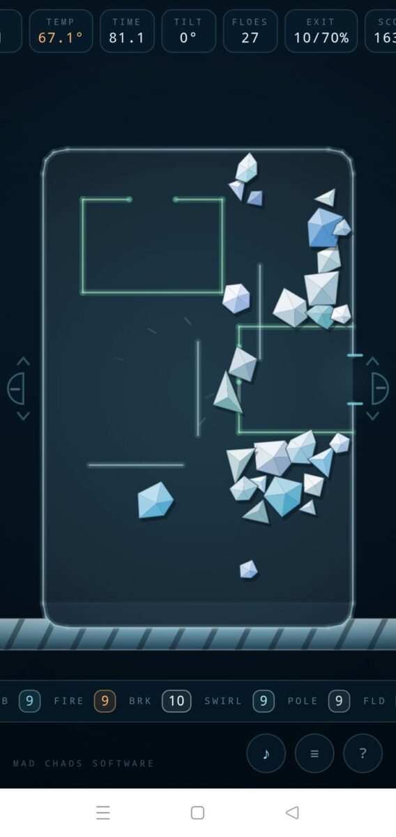 Polymatrix screenshot: glass chambers and tunnels