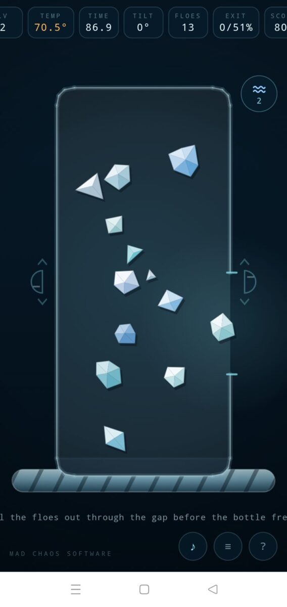 Polymatrix screenshot: open bottle early level