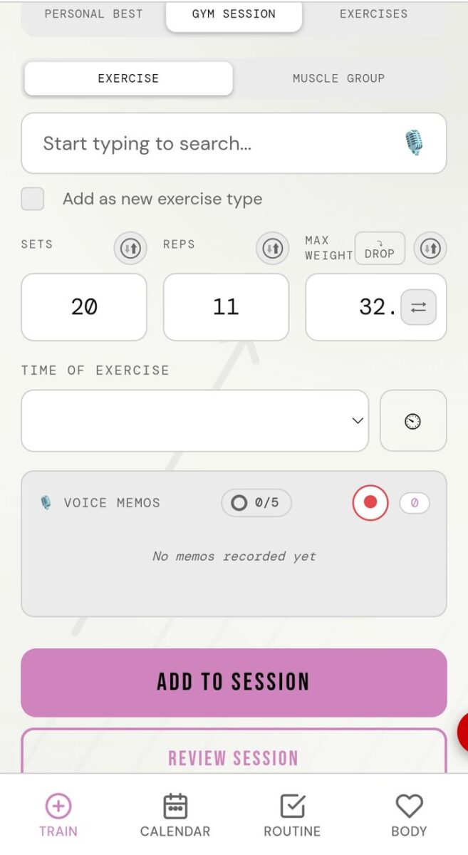 BeStreak screenshot: bestreak web version
