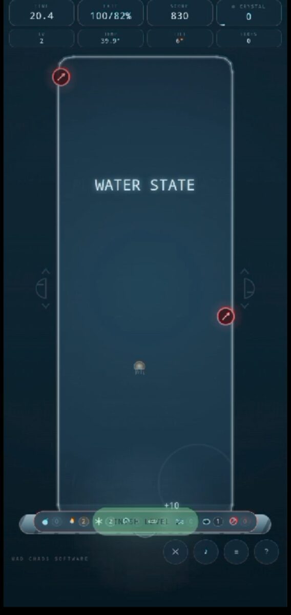 Polymatrix screenshot: water state launch