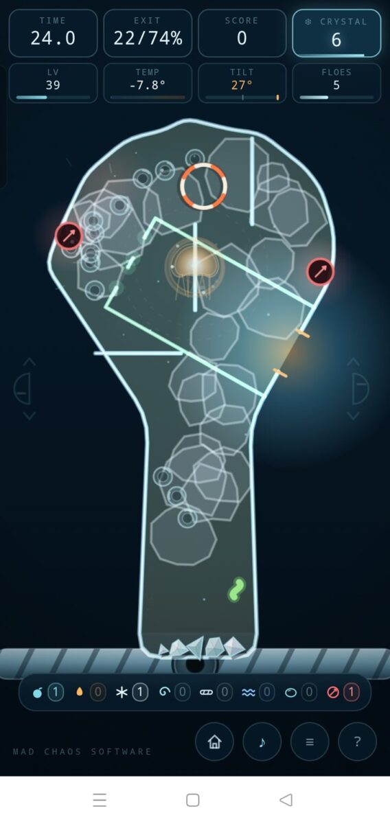 Polymatrix screenshot: spoon shaped flask