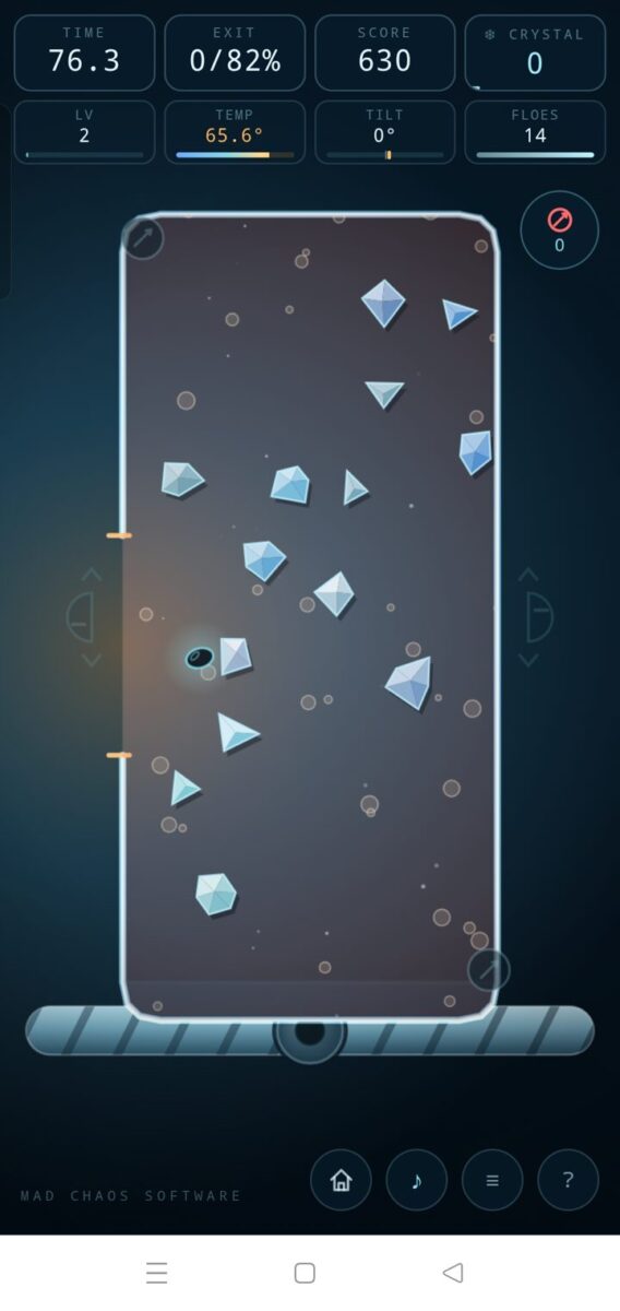 Polymatrix screenshot: tutorial bottle ice cleared
