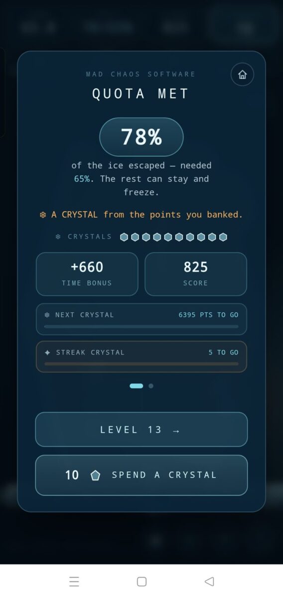 Polymatrix screenshot: quota met 78 percent