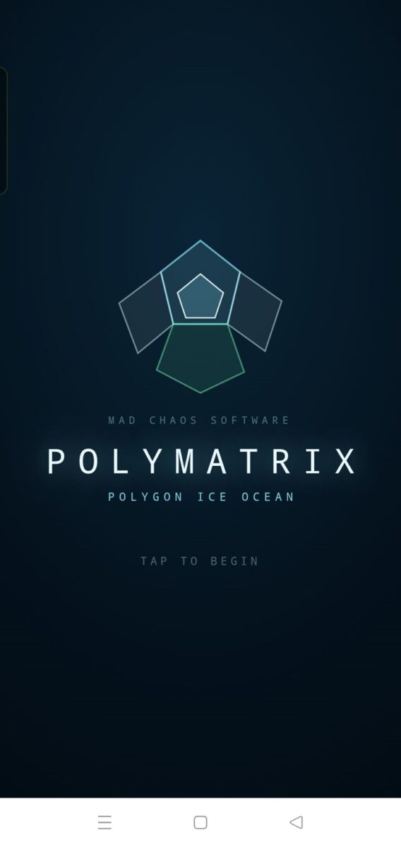 Polymatrix screenshot: title screen live