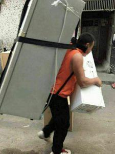 carry fridge on back china