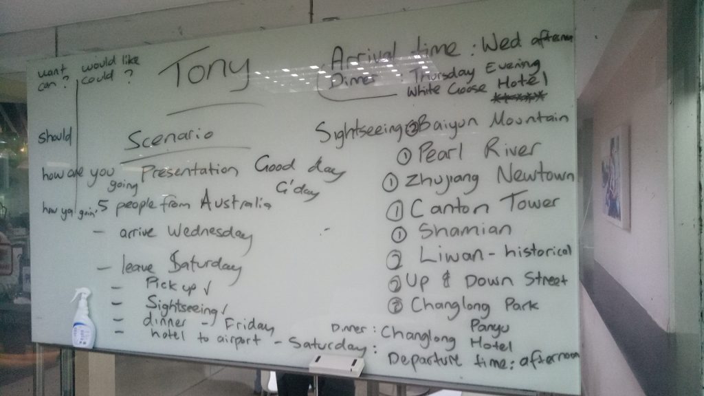 China, Guangzhou, Tianhe English Teacher Class Three