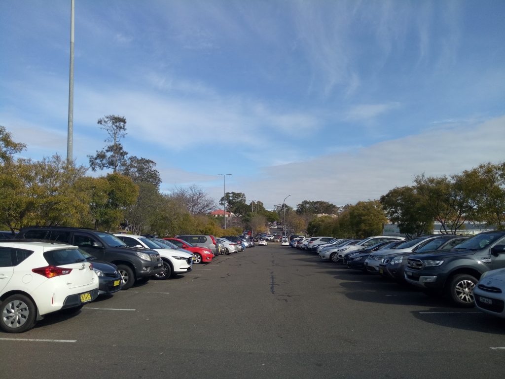 above-ground car park
