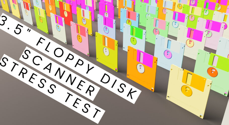 Scanner Stress Test Feature Floppy Disks