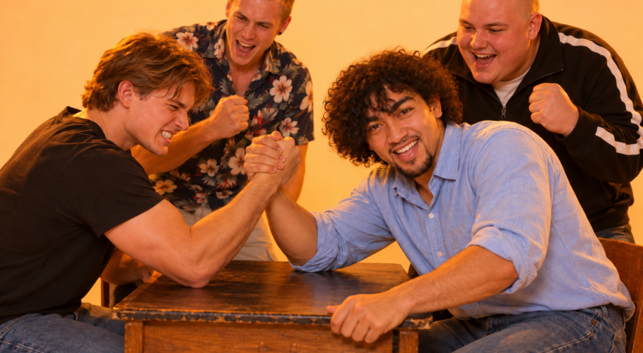 Arm Wrestling Tatton at Subway (Part 2)