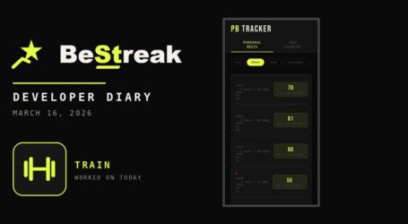 BeStreak: Developer Diary | A Twenty Minute Gym App Becomes a Phone App (March 16, 2026)