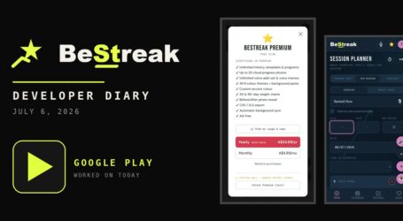 BeStreak: Developer Diary | Submitted for Closed Testing, Plus Drop Sets (July 6, 2026)