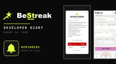 BeStreak: Developer Diary | Smart Notifications and an Anxious Look at the Numbers (August 24, 2026)