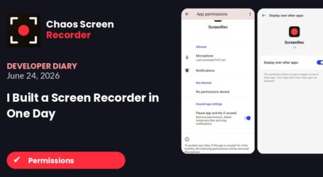 Chaos Screen Recorder: Developer Diary | I Built a Screen Recorder in One Day (June 24, 2026)