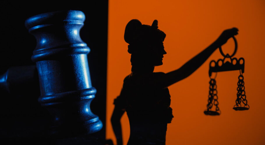judges gavel law justice concept multi exposure