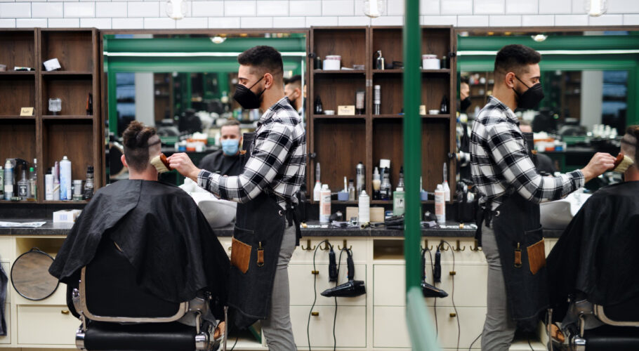 visiting hairdresser barber shop coronavirus new normal