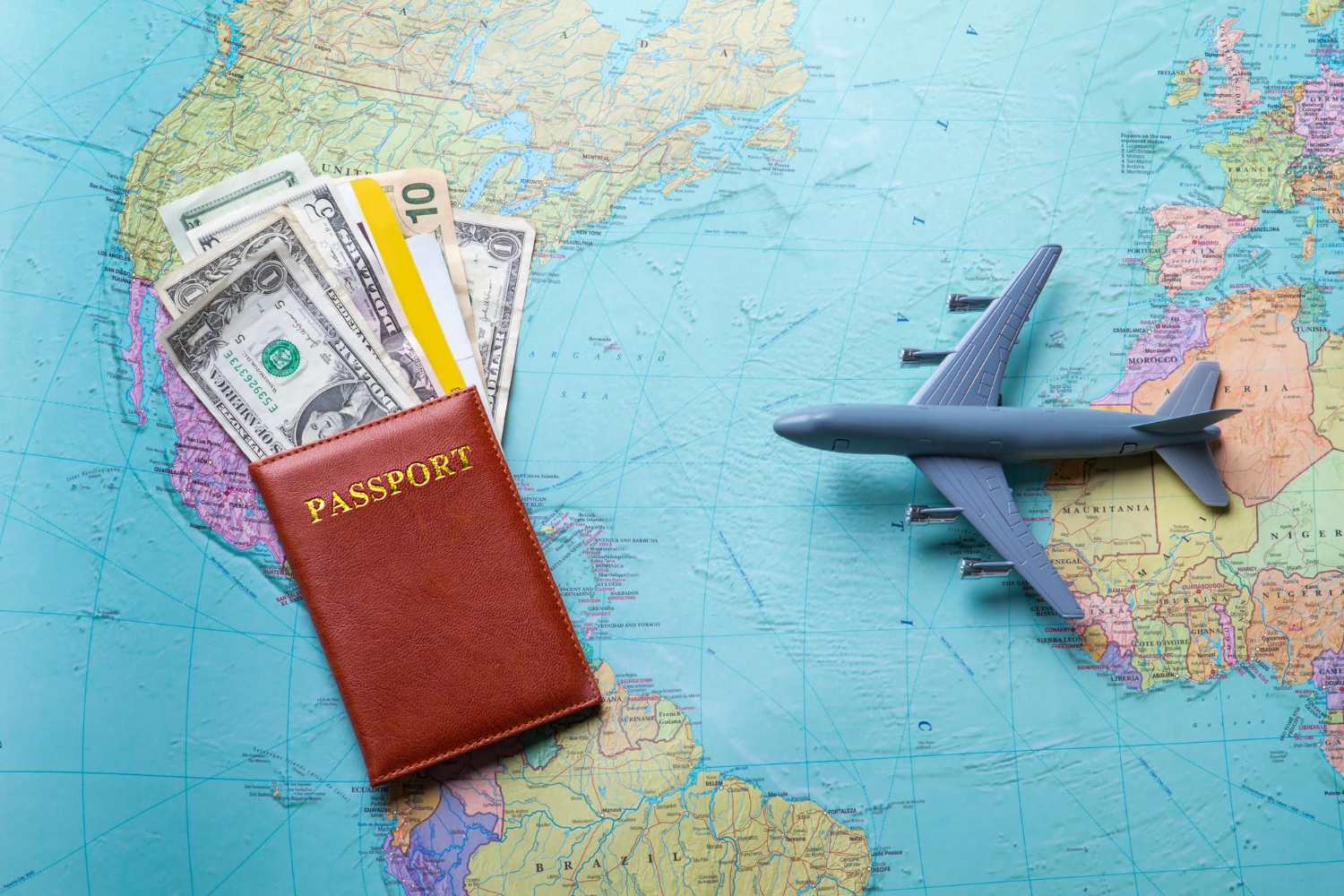 passport toy plane china map with passport money choose best destination fly across ocean america australia